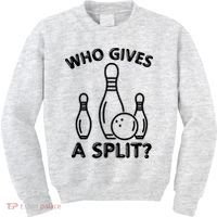 Who Gives A Split Funny Bowling Balls Kids Sweatshirt thumb 0