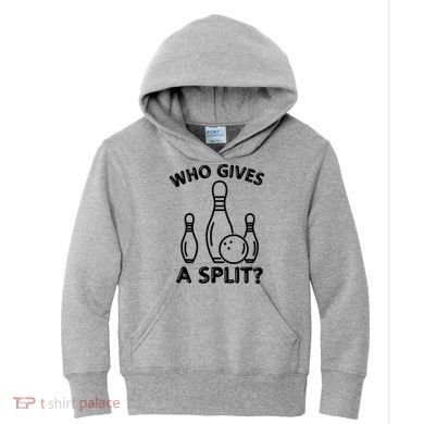 Who Gives A Split Funny Bowling Balls Kids Hoodie