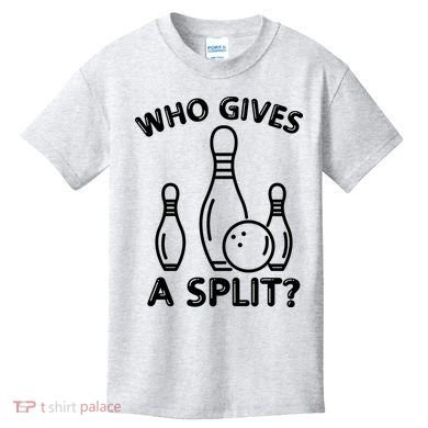 Who Gives A Split Funny Bowling Balls Kids T-Shirt