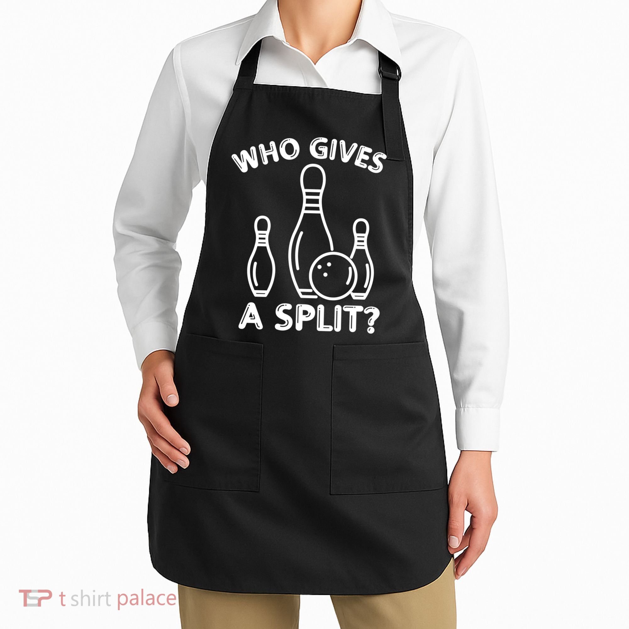 Who Gives A Split Funny Bowling Balls Apron
