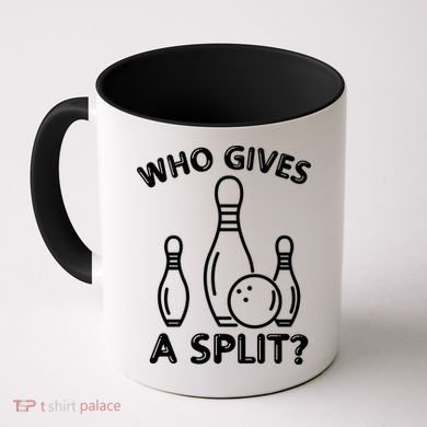 Who Gives A Split Funny Bowling Balls Coffee Mug