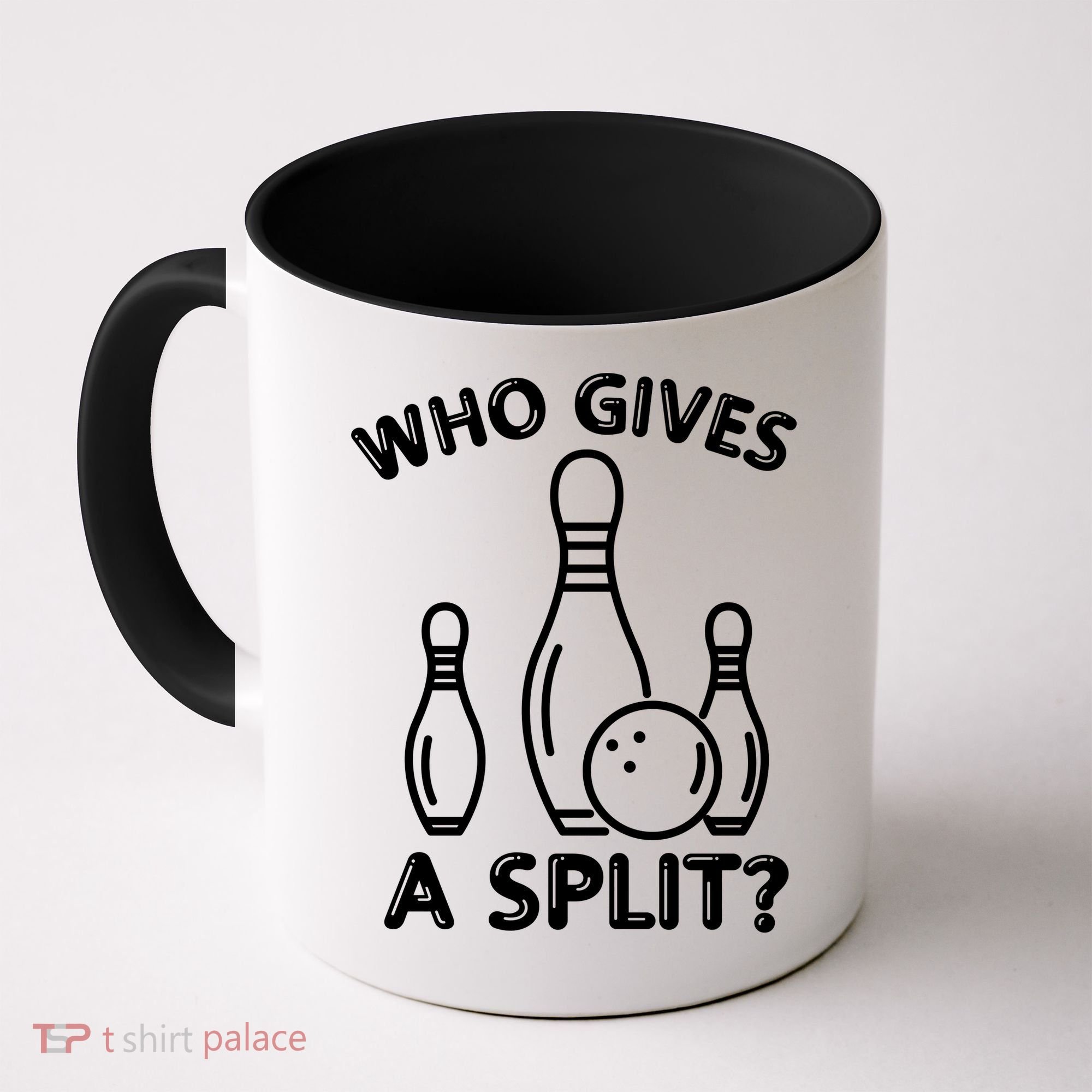 Who Gives A Split Funny Bowling Balls Coffee Mug