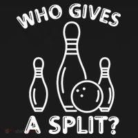 Who Gives A Split Funny Bowling Balls Polo thumb 3