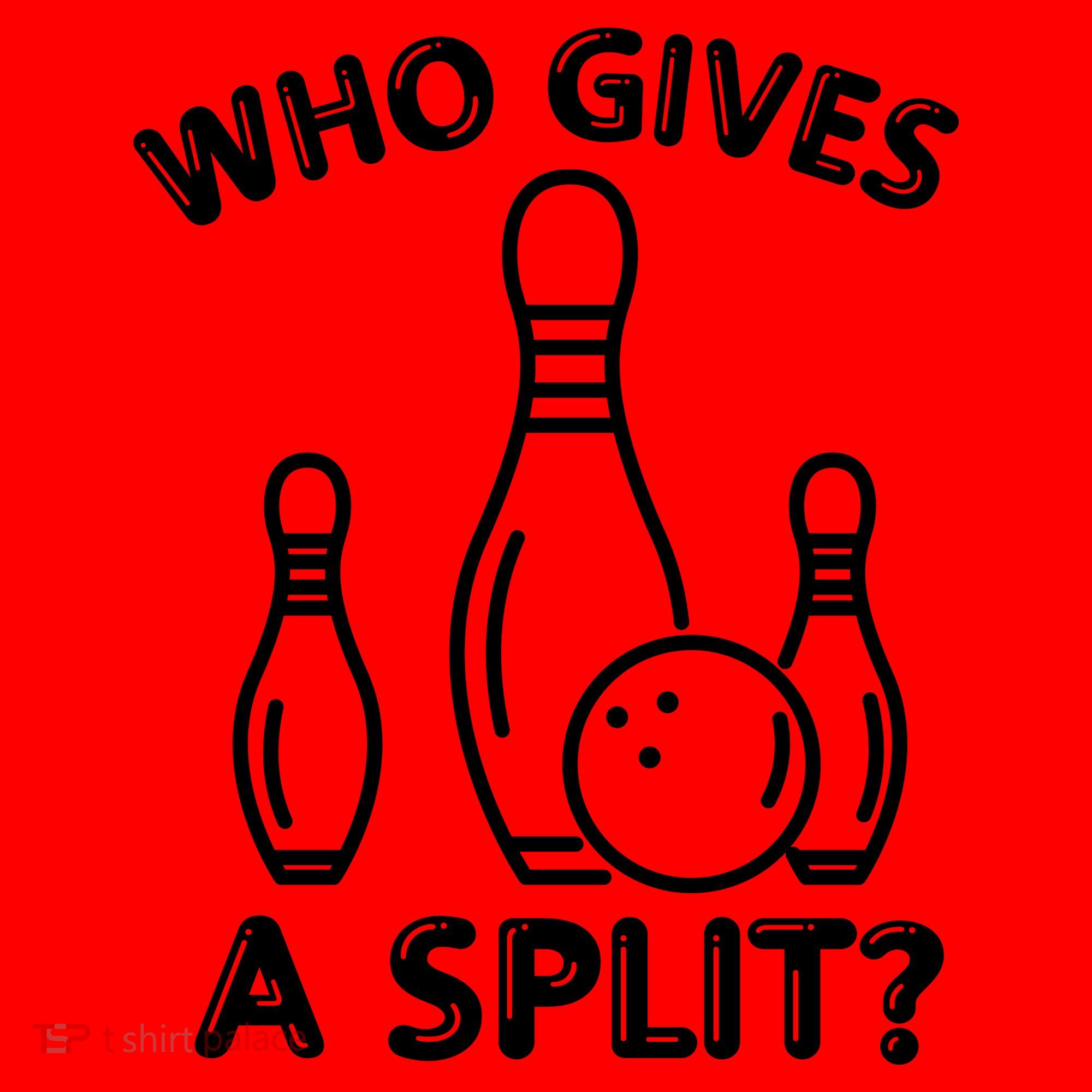 Who Gives A Split Funny Bowling Balls Santa Hat