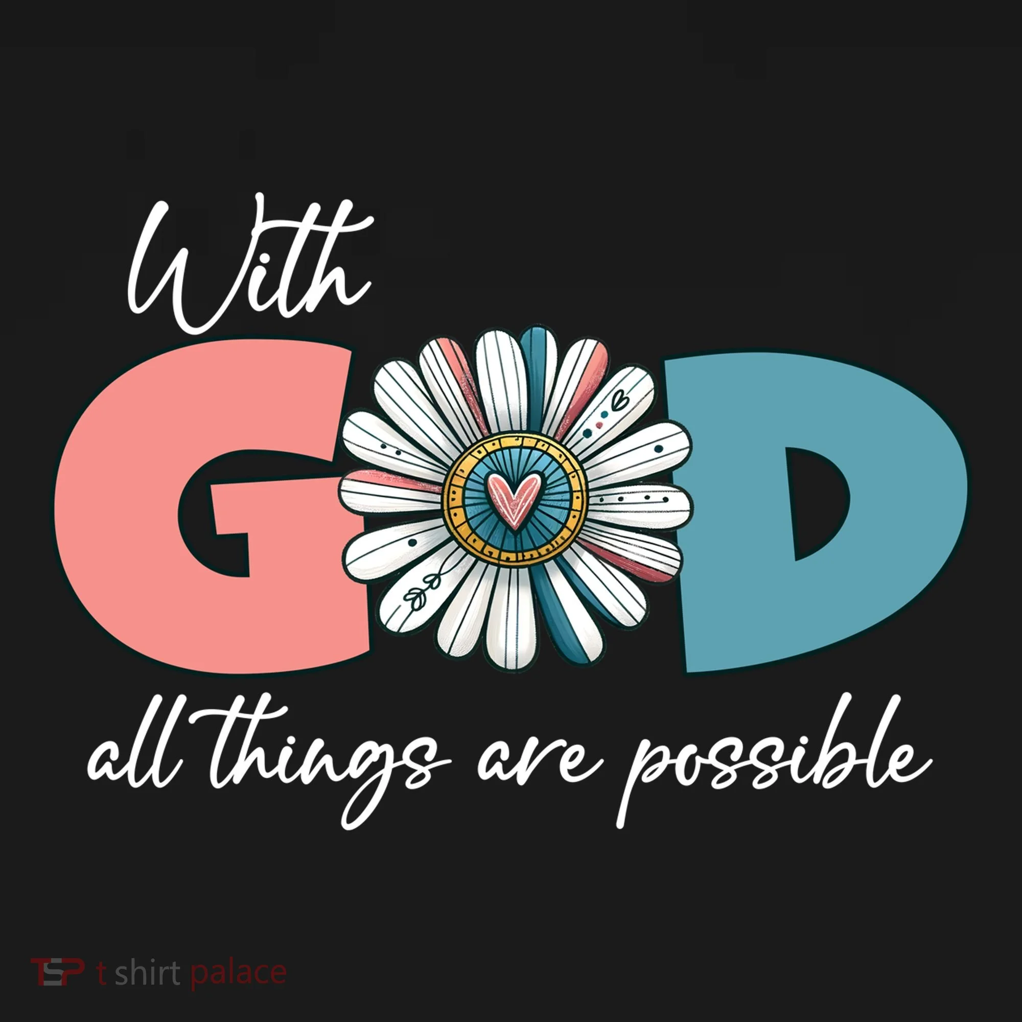 With God All Things Are Possible Doggie Tank