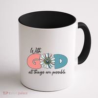 With God All Things Are Possible Coffee Mug thumb 1
