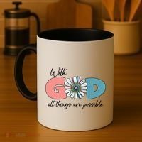 With God All Things Are Possible Coffee Mug thumb 4