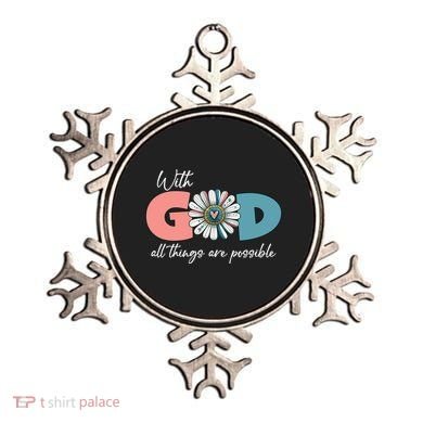 With God All Things Are Possible Ornament