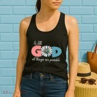 With God All Things Are Possible Women's Tank Top thumb 2
