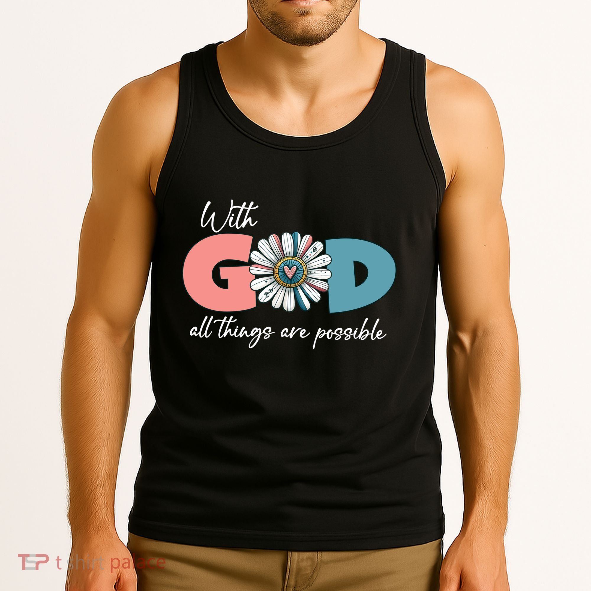 With God All Things Are Possible Tank Top