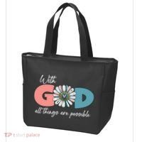 With God All Things Are Possible Tote Bag thumb 3