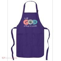 With God All Things Are Possible Apron thumb 0