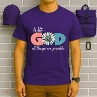 With God All Things Are Possible T-Shirt thumb 6