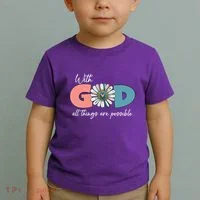 With God All Things Are Possible Toddler T-Shirt thumb 2