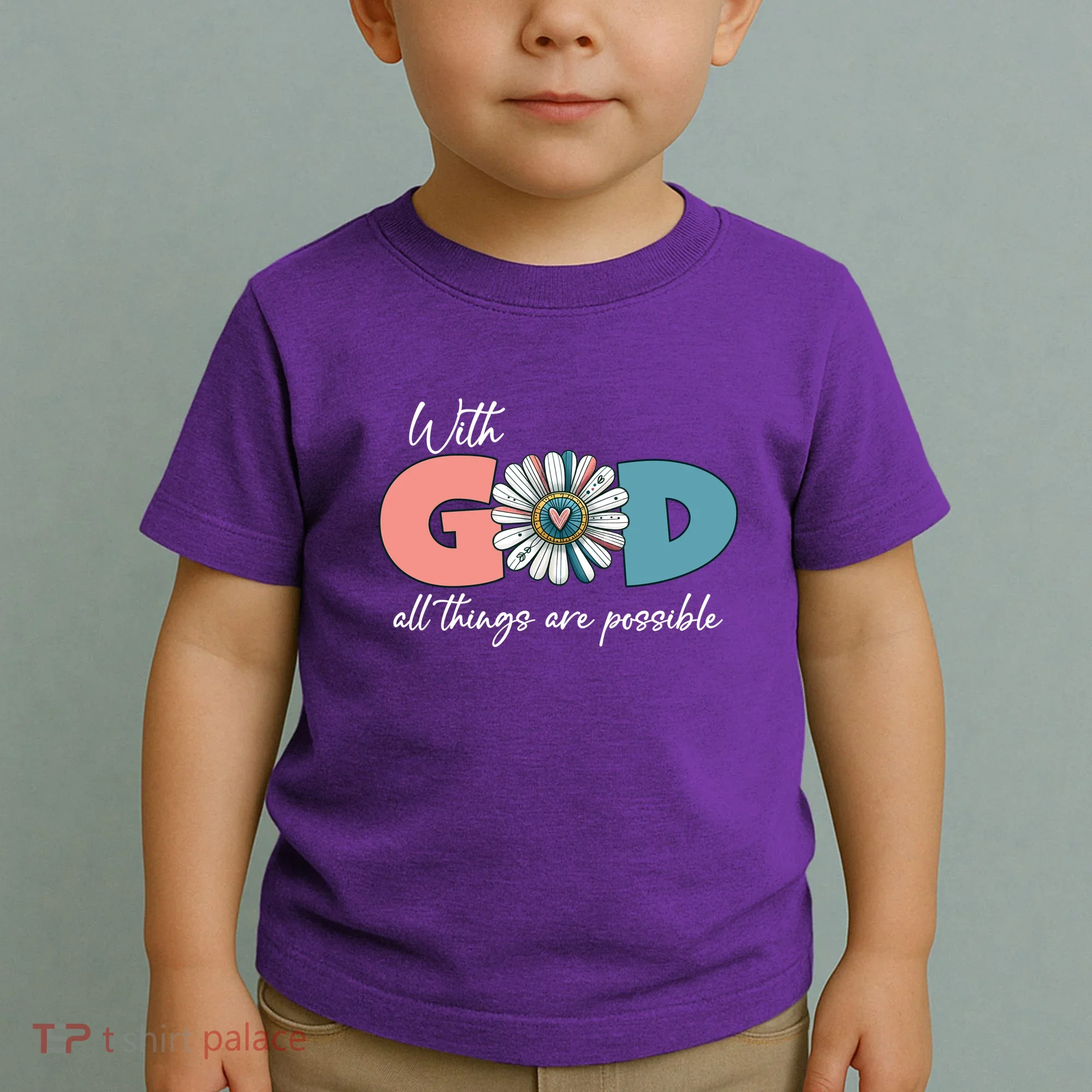 With God All Things Are Possible Toddler T-Shirt