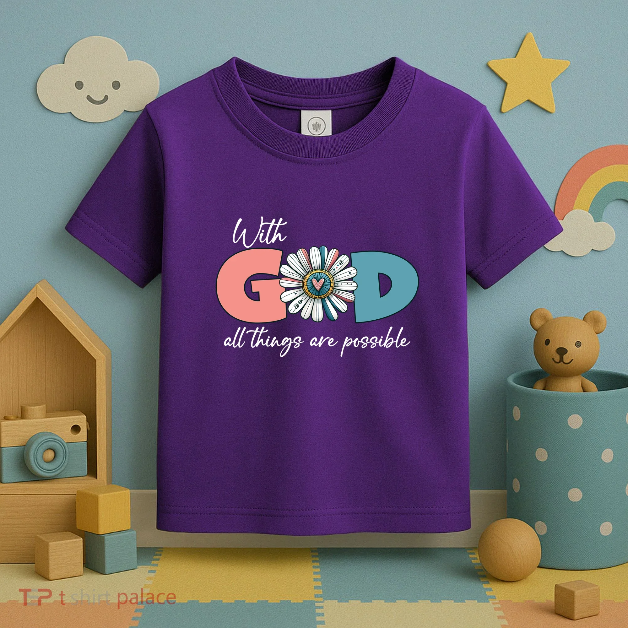 With God All Things Are Possible Toddler T-Shirt