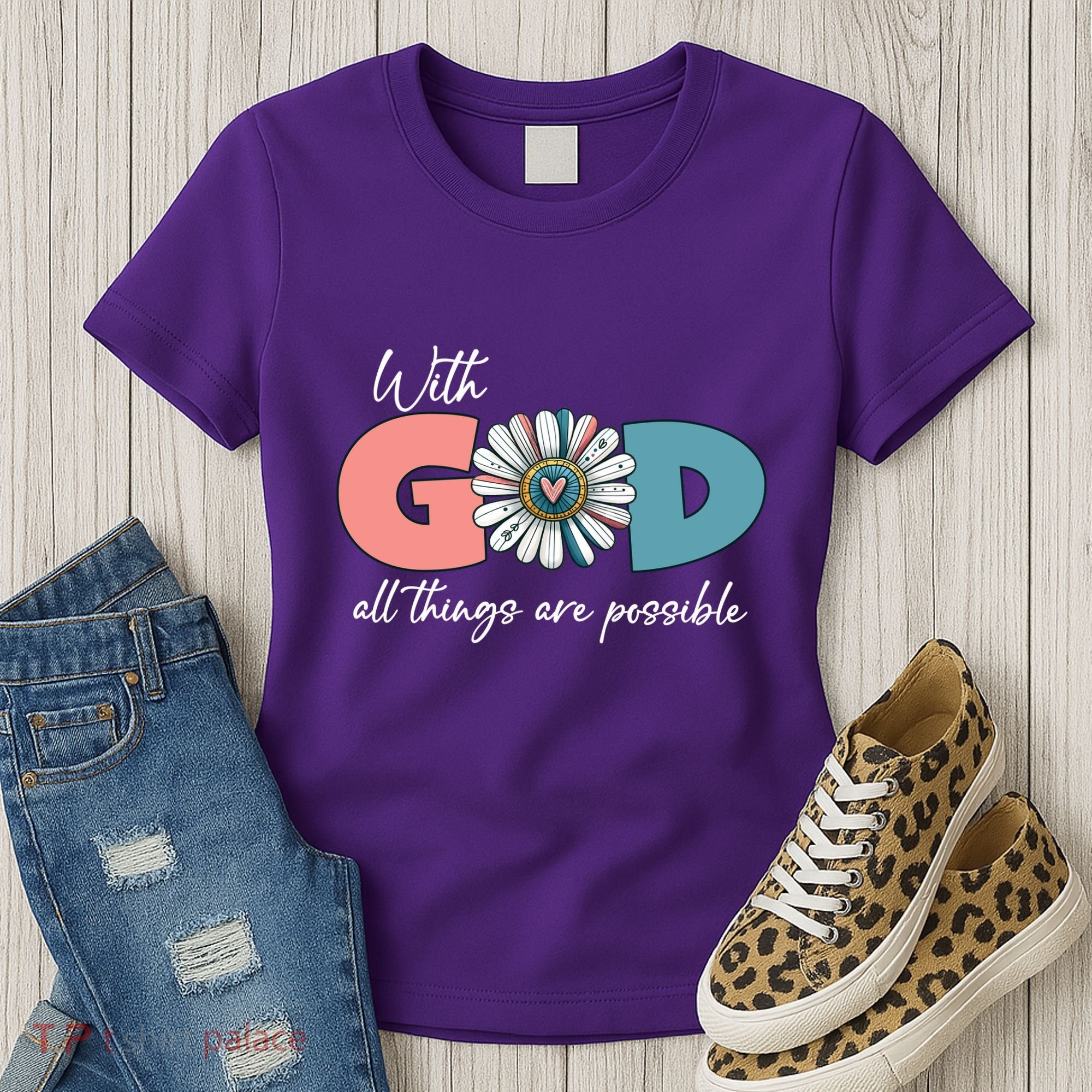 With God All Things Are Possible Women's T-Shirt
