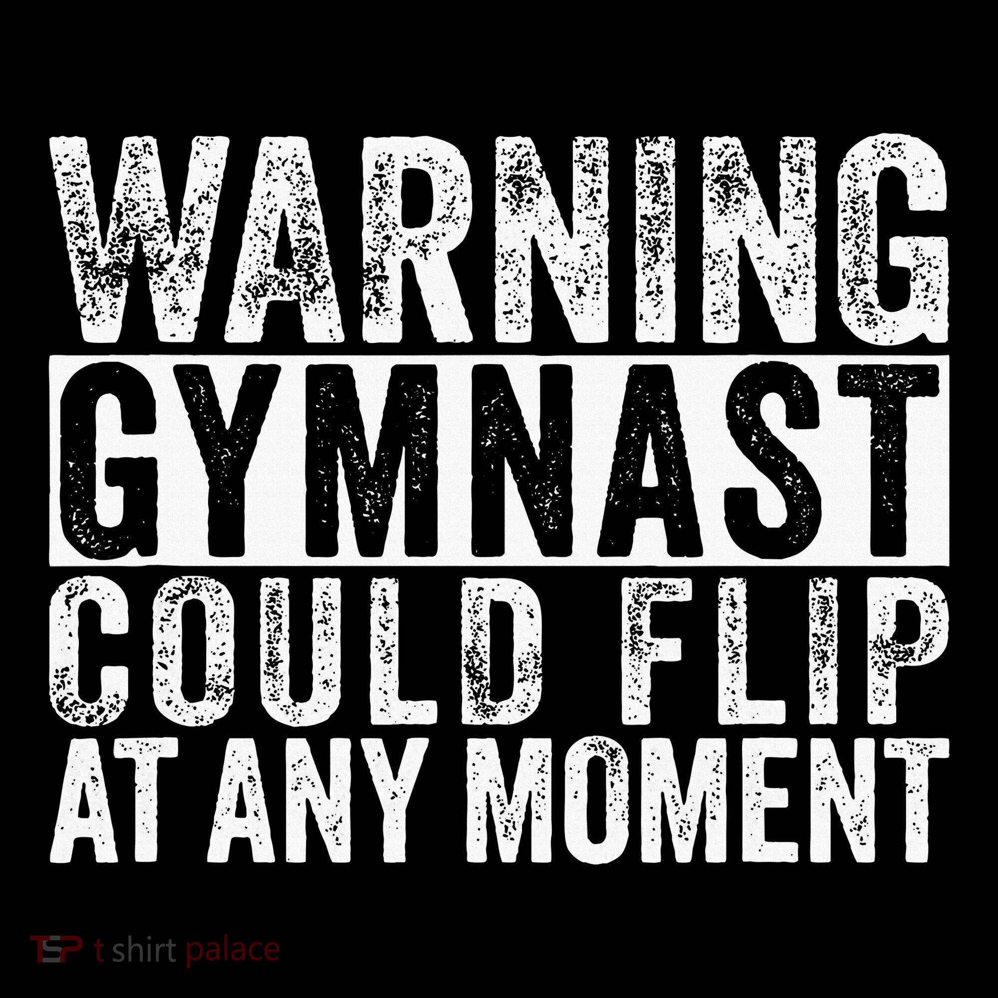 Warning Gymnast Could Flip Funny Gymnastics Women's Hoodie