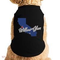 Willow Glen California San Jose Ca Map Doggie Tank thumb 0