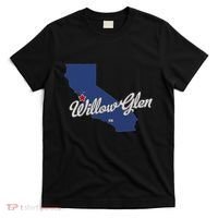 Willow Glen California San Jose Ca Map T-Shirt thumb 0