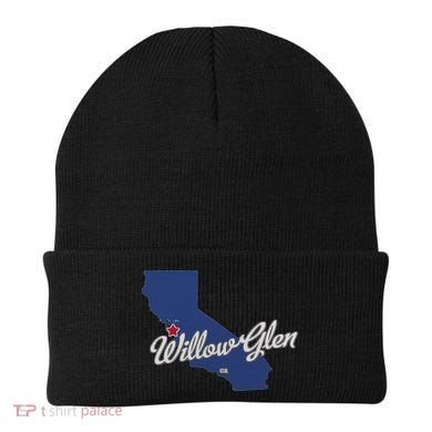 Willow Glen California San Jose Ca Map Beanie