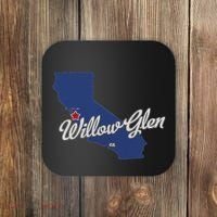 Willow Glen California San Jose Ca Map Coaster thumb 0