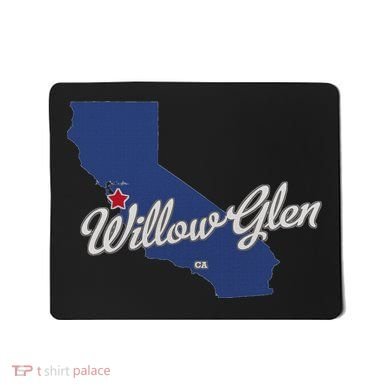 Willow Glen California San Jose Ca Map Mousepad
