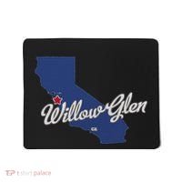 Willow Glen California San Jose Ca Map Mousepad thumb 0
