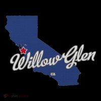 Willow Glen California San Jose Ca Map Mousepad thumb 1
