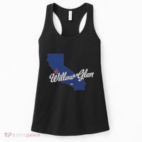 Willow Glen California San Jose Ca Map Women's Tank Top thumb 0