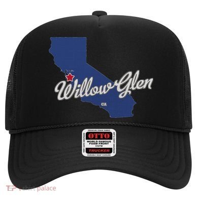 Willow Glen California San Jose Ca Map Hat