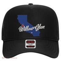 Willow Glen California San Jose Ca Map Hat thumb 0
