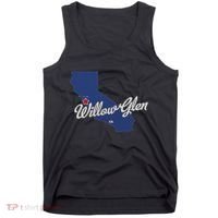 Willow Glen California San Jose Ca Map Tank Top thumb 0