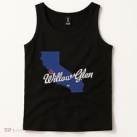 Willow Glen California San Jose Ca Map Tank Top thumb 2
