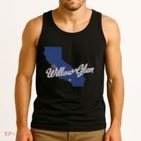 Willow Glen California San Jose Ca Map Tank Top thumb 3