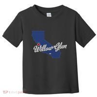 Willow Glen California San Jose Ca Map Toddler T-Shirt thumb 0