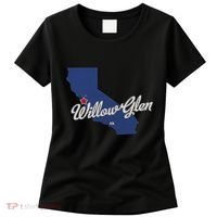 Willow Glen California San Jose Ca Map Women's T-Shirt thumb 0
