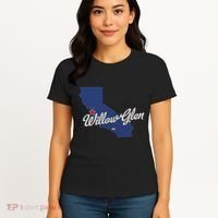 Willow Glen California San Jose Ca Map Women's T-Shirt thumb 4