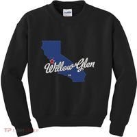 Willow Glen California San Jose Ca Map Kids Sweatshirt thumb 0