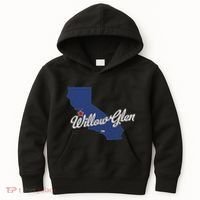 Willow Glen California San Jose Ca Map Kids Hoodie thumb 0