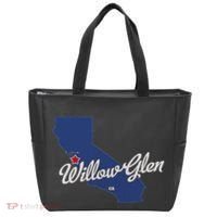 Willow Glen California San Jose Ca Map Tote Bag thumb 0