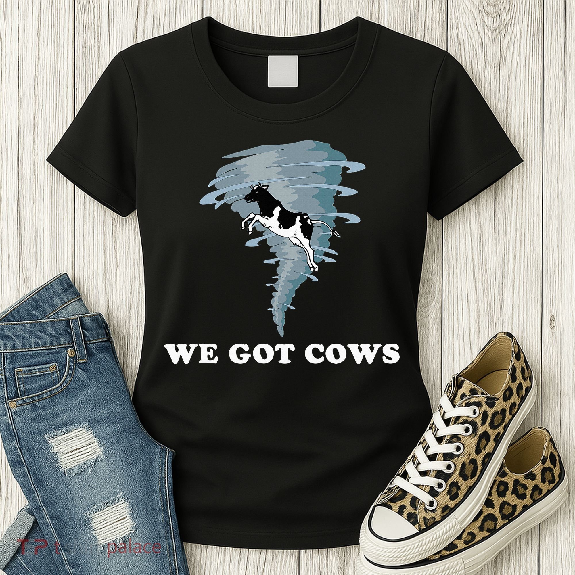 We Got Cows Tornado Chaser Women's T-Shirt