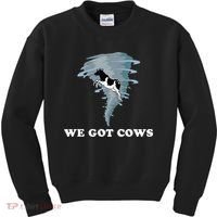 We Got Cows Tornado Chaser Kids Sweatshirt thumb 0