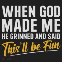 When God Created Me When God Made Me Funny God Hat thumb 2