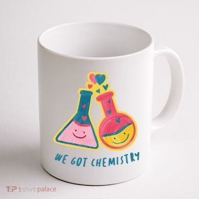We Got Chemistry Cute Gift Coffee Mug back