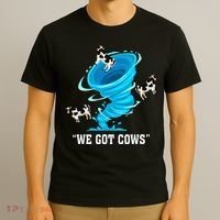 We Got Cows Funny Tornado Chaser Love Chasing Tornados T-Shirt thumb 3