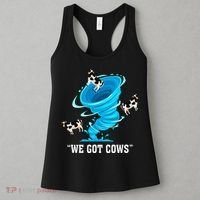 We Got Cows Funny Tornado Chaser Love Chasing Tornados Women's Tank Top thumb 3