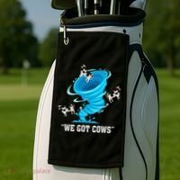 We Got Cows Funny Tornado Chaser Love Chasing Tornados Golf Towel thumb 2