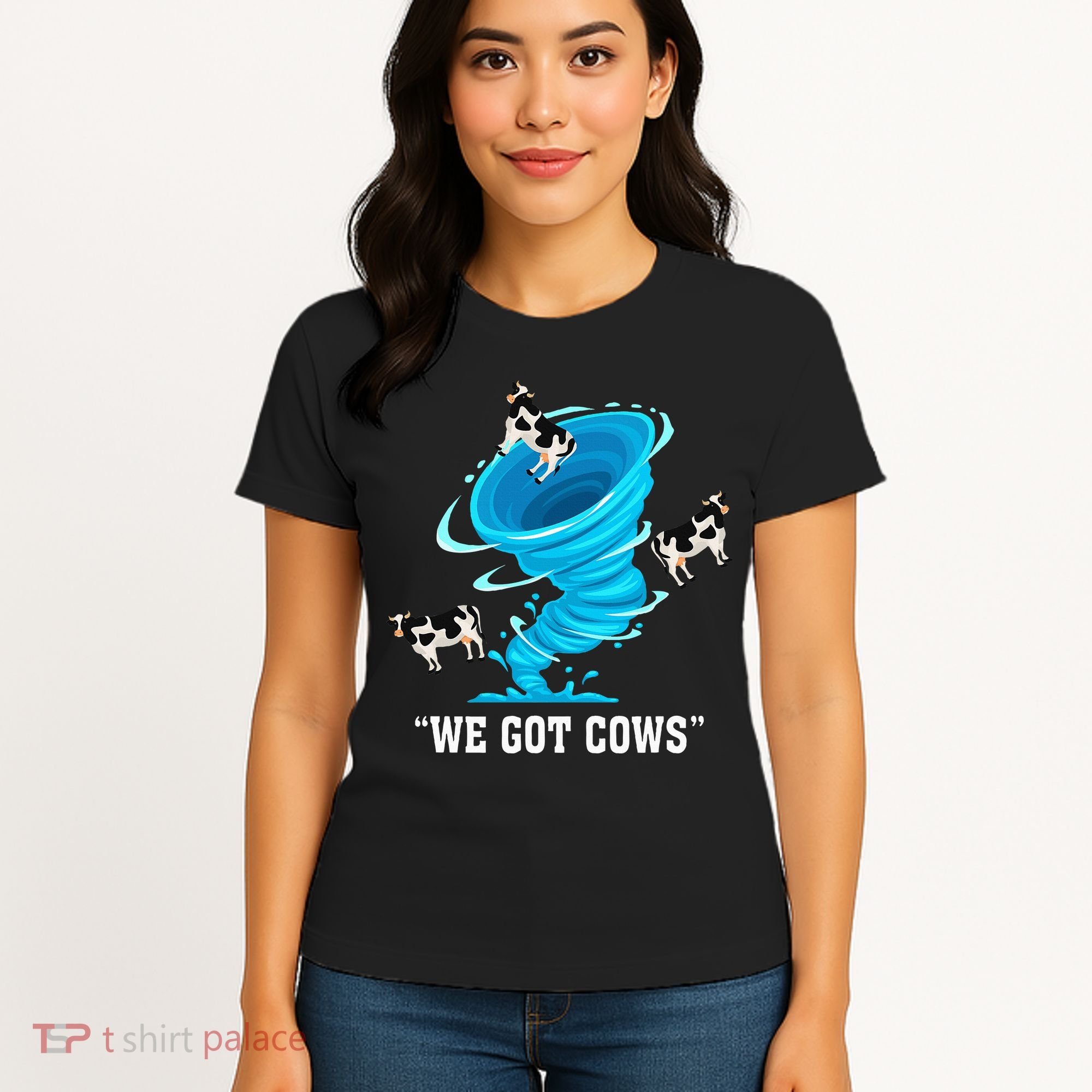 We Got Cows Funny Tornado Chaser Love Chasing Tornados Women's T-Shirt