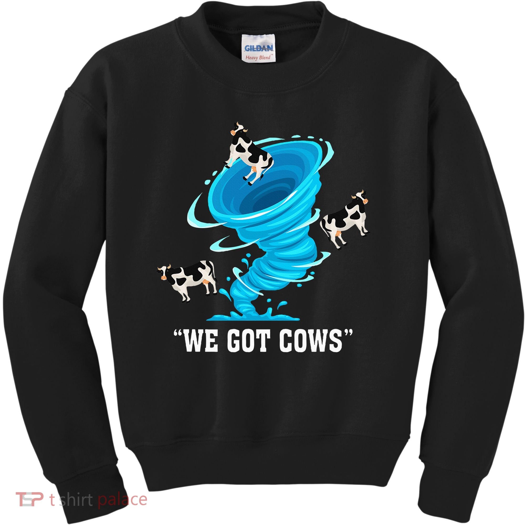 We Got Cows Funny Tornado Chaser Love Chasing Tornados Kids Sweatshirt